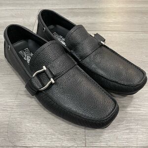 Ferragamo ‘Cabo’ Buckle Loafers Size 8.5